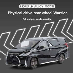 1:24 Lexus LM300 Diecast <strong>Model</strong> Car with Key Sound &amp; Light Pullback Metal Toy Ornament Superhero Car Decorate <strong>Model</strong> - Product Image 4