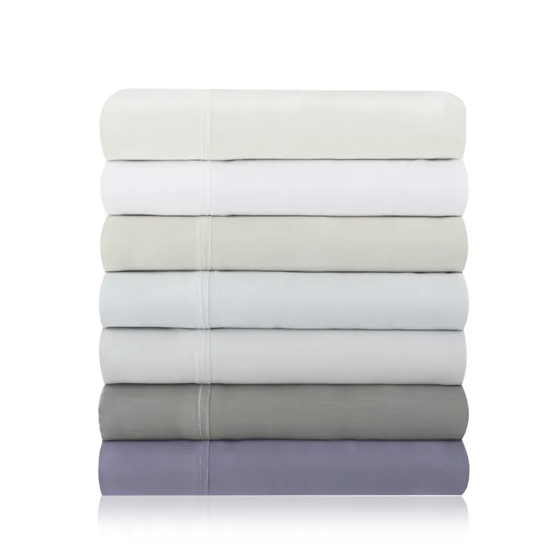 Custom Hotel 60% cotton 40% polyester 200 Thread count stripe bed sheet set