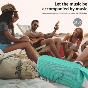 Alto-falante sem fios portátil, alto-falante com bluetooth, sistema de som 3d, coluna estéreo, para áreas externas, suporte a tf fm aux