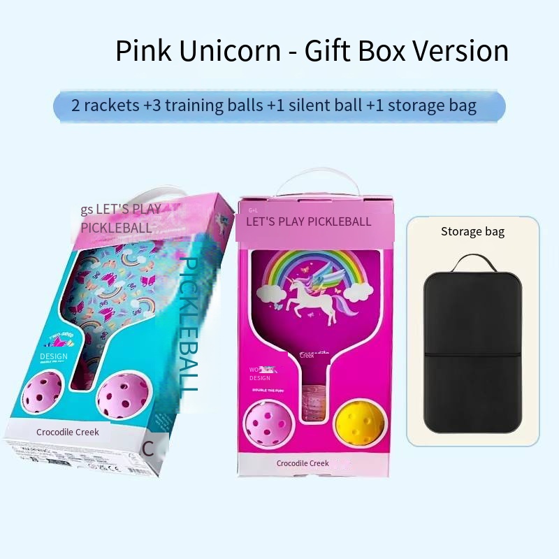 Pink set-buy 2 get 3 training balls 1 quiet ball 1 storage bag