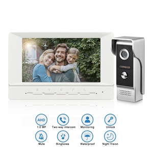 Intercomunicador de puerta de vídeo a Color, sistema de intercomunicación de 2 vías de alta calidad - Product Image 2