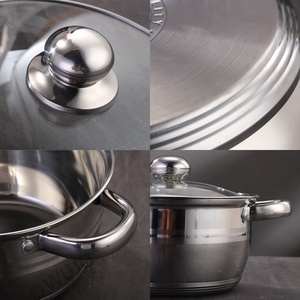 Kích thước lớn Home <span class=keywords><strong>Cookware</strong></span> Pot <span class=keywords><strong>Set</strong></span> cao cấp thép không gỉ cắm trại <span class=keywords><strong>Cookware</strong></span> sets - Product Image 6