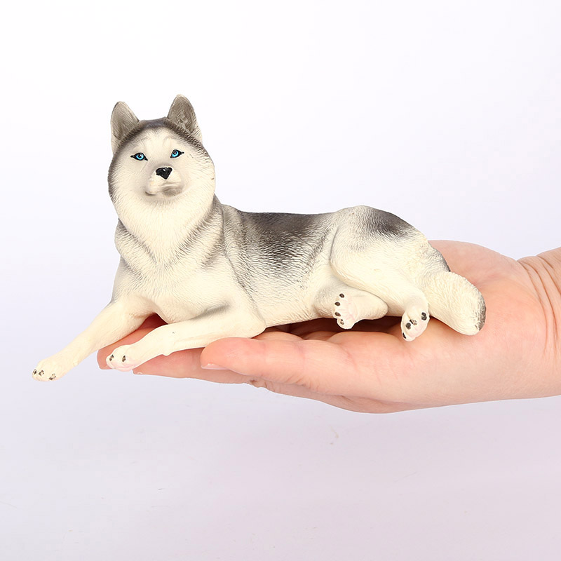 2795 Perro Husky Siberiano Marrón
