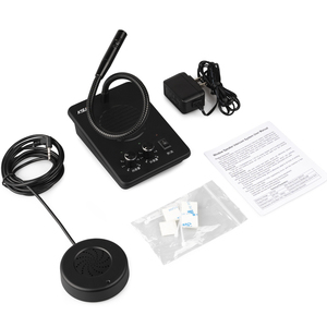 KSUN-sistema de intercomunicación Q58 para ventana, amplificador de Radio bidireccional, walkie-talkie con altavoz doble para Hospital, banco, billete, oficina, 8W - Product Image 4