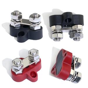 Bus Bar Terminal Block -<strong>M8</strong> (5/16&quot;) Stainless Steel Dual Heavy-Duty Terminal Stud Power With Connecting Link - Product Image 5