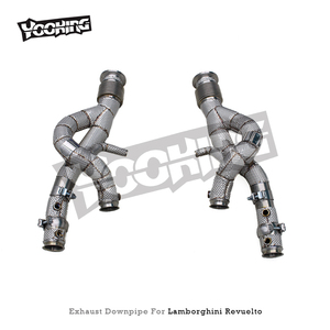 YK Lamborghini Revuelto V12 6.5L için ses iniş borusu 2023-2025 paslanmaz çelik egzoz borusu ücretsiz akış testi boru Turbo başlığı - Product Image 5