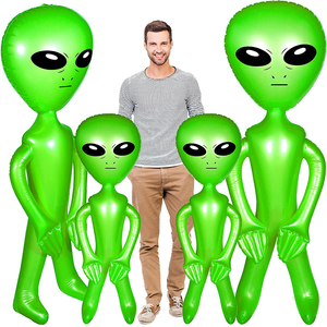 Bán buôn Halloween khổng lồ Jumbo thổi lên thổi phồng người ngoài hành tinh con số Inflatable người nước ngoài đồ chơi cho bữa tiệc sinh nhật - Product Image 5