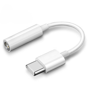 Versión digital 3,5mm Tipo C Jack Adaptador de audio Auricular con transmisión de datos de video para computadora portátil Tipo de salida de CA - Product Image 1