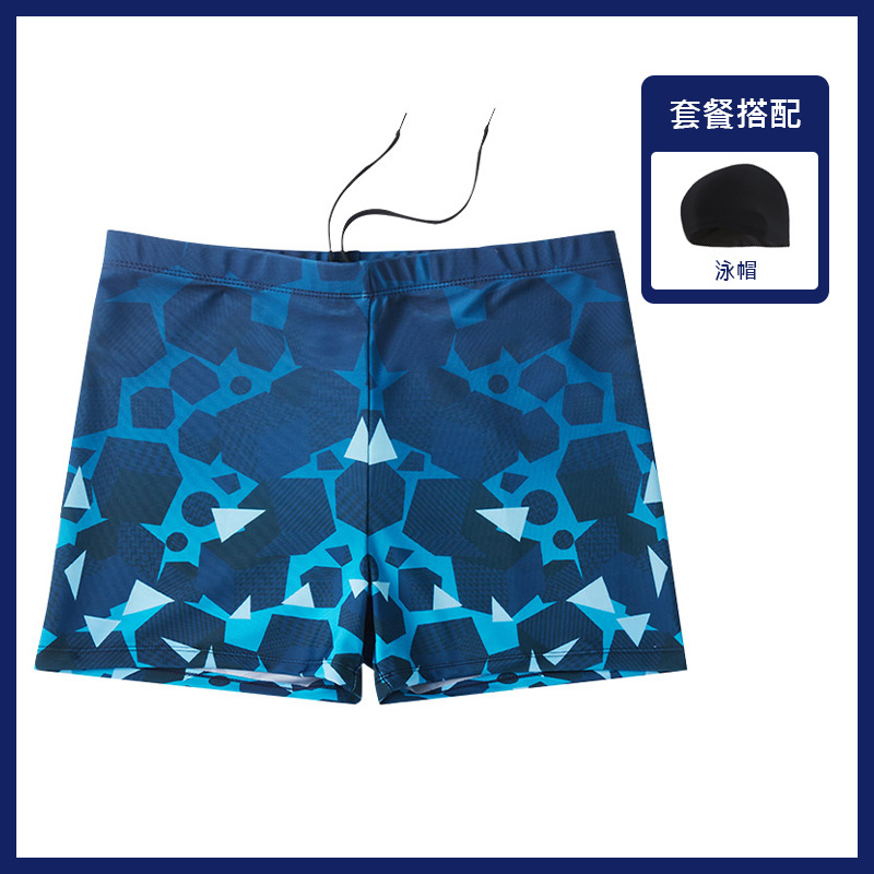 3228 casquette en tissu géométrique
