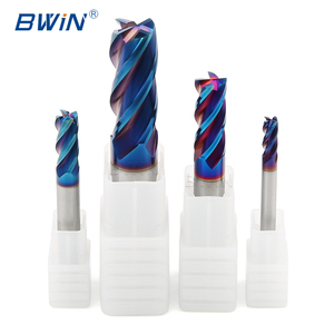 BWIN katı karbür frezeler Metal freze kesicisi yönlendirici için CNC kesici aracı kare yüz <span class=keywords><strong>End</strong></span> Mill HRC 45/55/60/70 - Product Image 2