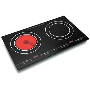 Factory <strong>2025</strong> new model <strong>multi</strong>-<strong>function</strong> 2 Burner Eramic Electric Hobs Kitchen Double Burns Infrared <strong>Induction</strong> <strong>Cooker</strong> customized - Product Image 1