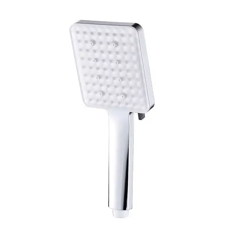 GEE-N Abs Acabamento Cromado Handheld Square Shower Head 6 Funções Bath Shower Head Com Soft Jet Flow Shower Mangueira Aceitável