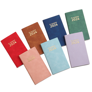 BECOL, nuevo diseño, Bloc de notas impreso personalizado, cubierta de cuero PU, Bloc de notas, Mini planificador de horarios, cuaderno de escritura para regalo de negocios - Product Image 1