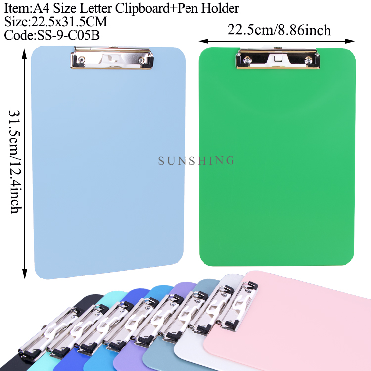 C05B:A4 Clipboard With Pen Holder