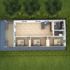 Sẵn sàng thực hiện đúc sẵn 40ft 20ft mở rộng container Nhà 5 phòng ngủ prefab xây dựng Modular Home Casa contenedor - Product Image 2