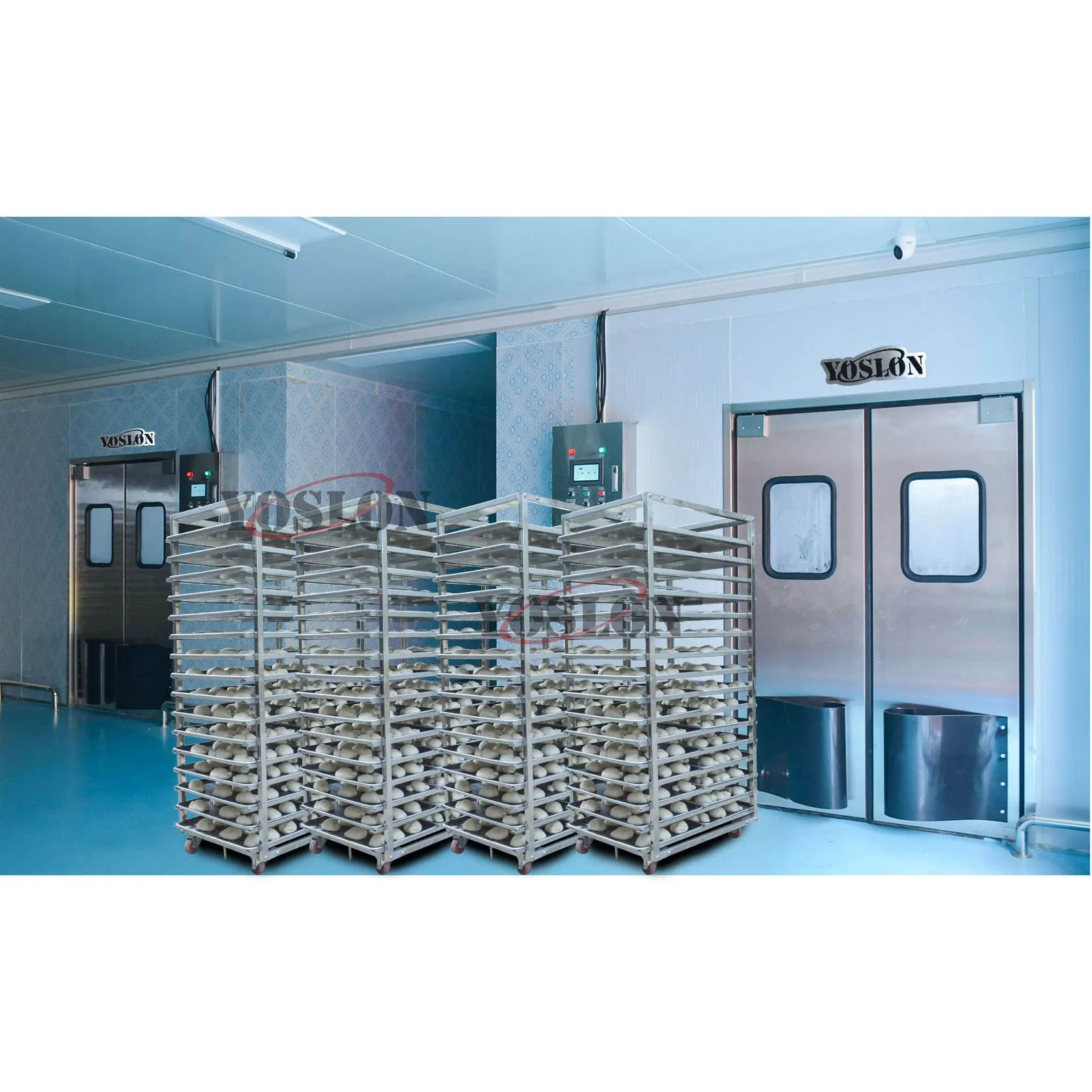 Yoslon ticari özelleştirilmiş elektrikli hamur prova makinesi geciktirici Proofer oda fermentasyon ekipmanları