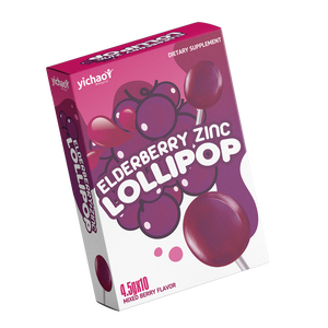 Elderberry kẽm <span class=keywords><strong>Lollipop</strong></span> ODM OEM tùy chỉnh nhãn hiệu riêng - Product Image 1