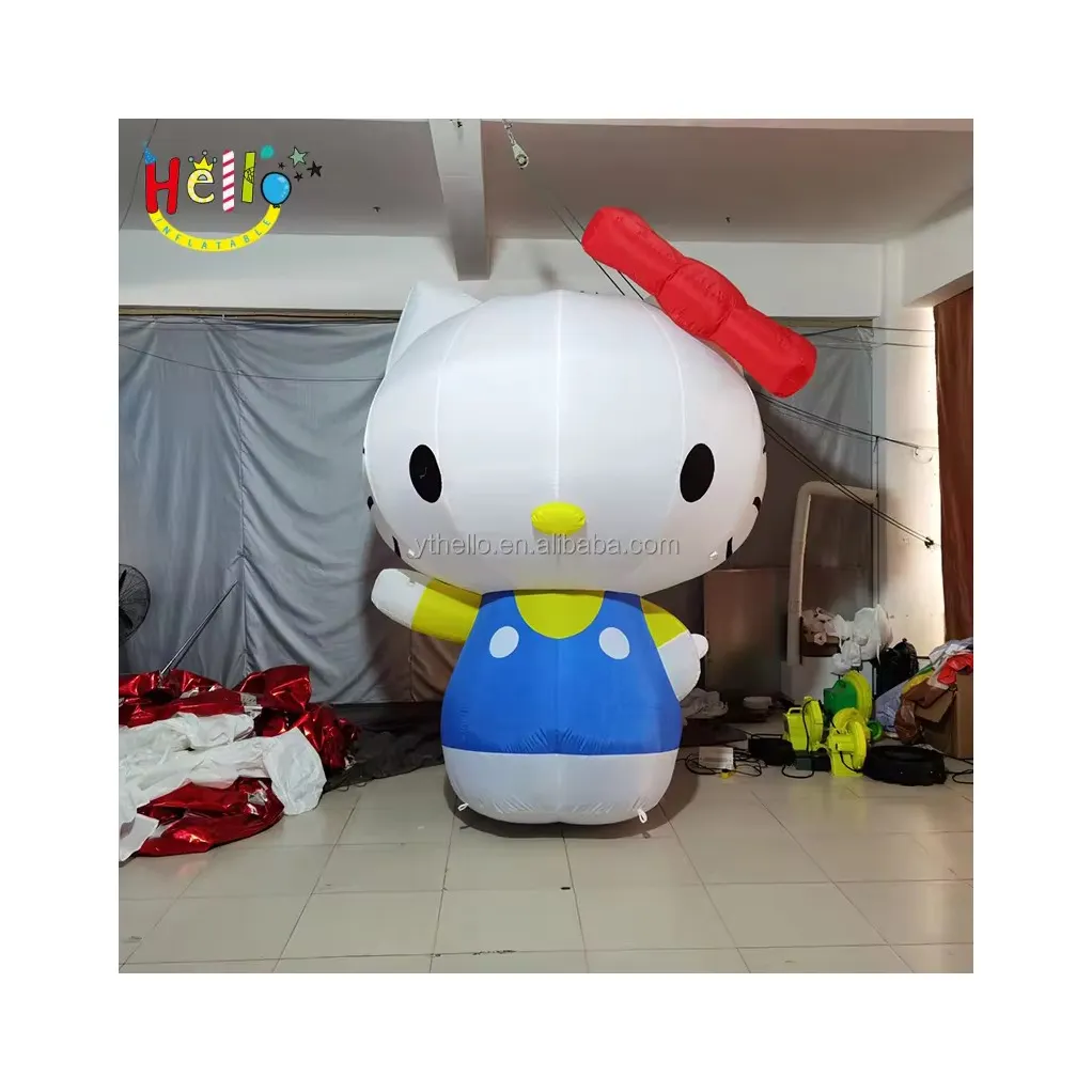 ที่ดีที่สุดขาย Inflatable การ์ตูน Hello Kitty Cat สำหรับตกแต่ง