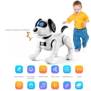 AI Robot köpek programlanabilir dublör RC eğitici oyuncaklar akıllı besleyici dokunmatik sensör çocuklar - Product Image 2