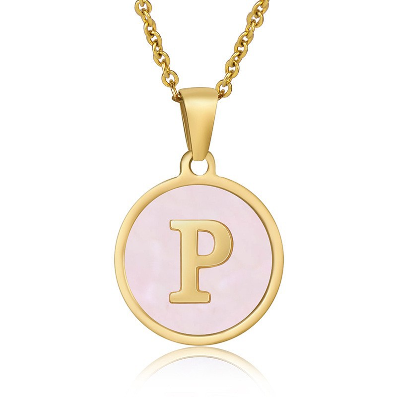 Gold p-with chain