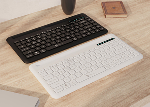 China Factory Price Custom 2.4G Wireless <strong>Mini</strong> Slim 84-Keys <strong>BlueTooth</strong> Computer <strong>Keyboard</strong> for Mobile Devices - Product Image 2