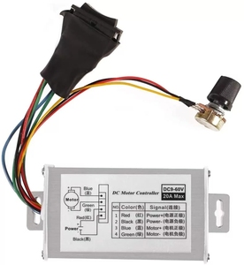 DC Motor <strong>Speed</strong> <strong>Controller</strong> 9V-60V 12V 24V 36V 48V 60V Motor <strong>Pulse</strong> <strong>Width</strong> Modulator Regulator 20A 1200W PWM Monitor Dimmer Governor - Product Image 3