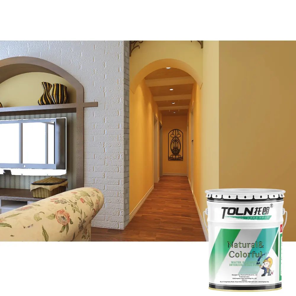 Revetement de peinture de mur interior special de haute qualite pour le batiment vert ecolouque