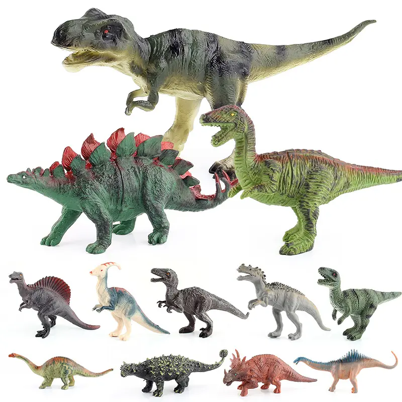 حار بيع هدية أخرى الجوف نموذج البلاستيك الجوراسي كلمة صغيرة لينة محاكاة لعبة على شكل ديناصور