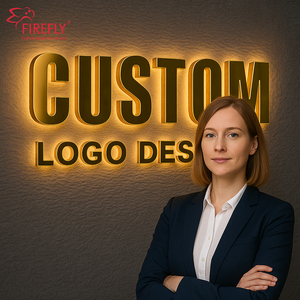 Tùy chỉnh 3D ngoài trời biển hiệu logo signage thép không gỉ Acrylic dấu hiệu Backlit dấu hiệu ánh sáng dẫn đăng ký cho studio Salon - Product Image 3
