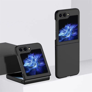 适用于三星Z Flip6 Flip5 Flip4 Flip3盖电脑硬透明翻盖6 5 4 3液体哑光可折叠彩色保护手机套 - Product Image 1