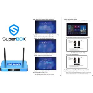 2025 New Generic Smart S6-MAX TV Box 4G RAM + 64G ROM Blue 1 Voice Remote Control 1 Removable Storage USB Flash Drive 1 HD <strong>Code</strong> - Product Image 4