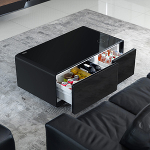 Mini Bar <strong>Multi</strong> <strong>Functional</strong> Refrigerator Smart Coffee <strong>Table</strong> High Bass Music Player Speakers Mobile Charger - Product Image 3