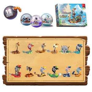 12-Trong-1 Giáo Dục Xây Dựng Khối Trứng Đồ Chơi 194a Hạt Nhỏ Nhựa Ma Thuật Cubes 12-Trong-1 Khoa Học Quà Tặng Cho Bé Trai Cảm hứng - Product Image 1