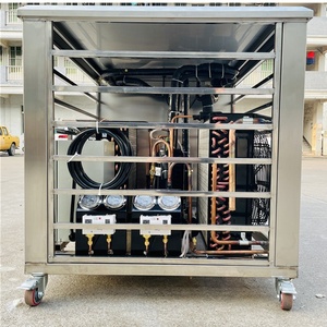 Máquina de bloco de gelo, máquina de bloco de gelo com 10 toneladas de saída diária, máquina automática de bloco de gelo, refrigeração direta