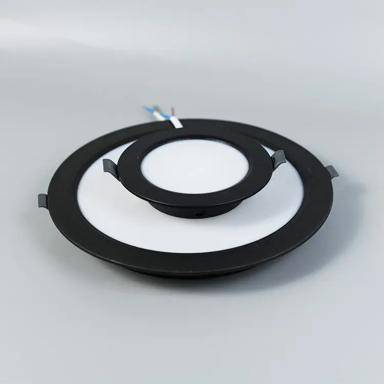 Pannello selezionabile CCT sottile piatto incasso rotondo faretto a LED 12W 1100lm CCT Tri-colore