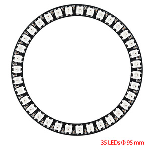 DC 5V WS2812B แอดเดรสแอดเดรส Pixel แหวน8 16 24 35 45 LEDs WS2812 Built-In IC 5050 RGB LED โมดูล Led Strip Light - Product Image 5
