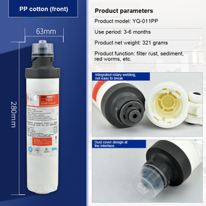 Quick Connect Water <strong>Filter</strong> Purifier Cartridge PPF <strong>GAC</strong> CTO for Household Water Purification System Replacement - Product Image 5