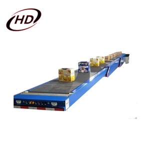 Cinta transportadora telescópica manual para carga de camiones de vehículos, descarga de bolsas de fertilizante de 50kg, unidad móvil para talleres de impresión - Product Image 4