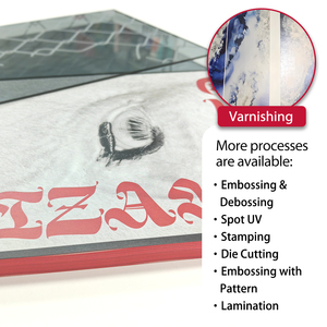 مصدر من المصنع محفظة مخصصة عالية الجودة ونشر كتب ملمع خدمات طباعة أوفست - Product Image 4