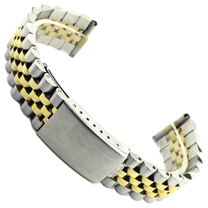 מקבלים לוגו לחרוט 18mm 20mm 22mm לקפל מעל אבזם זהב כסף רוז זהב נירוסטה שעונים צמיד יובל
