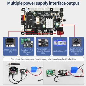 ROS Robot Controller V3 0 STM32F103RCT6 Erweiterungs karte für Raspberry Pi 5 Jetson RDK X3 9-Achsen-IMU-Motortreiber-Netzteil - Product Image 5