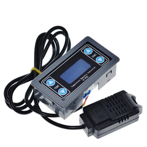 Termostato de control de temperatura y humedad, módulo controlador de higrómetro, relé DC 12V, pantalla LED, salida Dual, temperatura, temperatura, higrómetro, controlador, Módulo