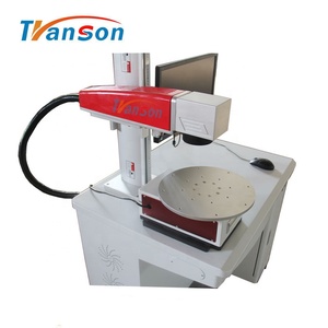 Transon Raycus 20W Metal el aletleri el sanatları kalem lazer markalama makinesi için kalem yuvarlak döner çalışma tezgahı - Product Image 4