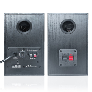 HiFi Desktop Bookshelf Speakers Pair Powered Bluetooth Compatible Active Book Shelf Speakers <strong>Computer</strong> Desk Stereo Speaker <strong>System</strong> - Product Image 5
