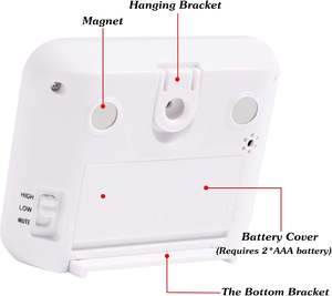 Timer da cucina digitale con schermo magnetico grande schermo LCD Timer di cottura Timer con sveglia ad alto volume orologio conto alla rovescia - Product Image 2