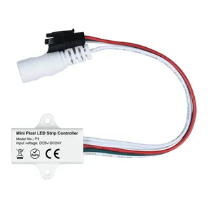 DC5V-DC24V легко RGB пиксель светодиодный контроллер с 433 пультом дистанционного управления для WS2811 WS2812 RGB пиксель светодиодные полосы изменения режима - Product Image 2