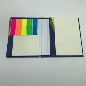 Mini marcador de página de papel con logotipo personalizado, Bloc de notas, Bloc de notas adhesivo, soporte de bloque, caja de libro, cubierta dura única, autoadhesivo para oficina - Product Image 3