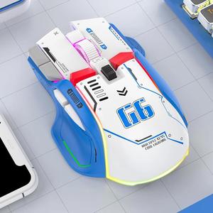 Mouse da gioco programmabile G6 12800dpi Rgb colorato Mouse meccanico con filo luminoso per Computer portatile - Product Image 2