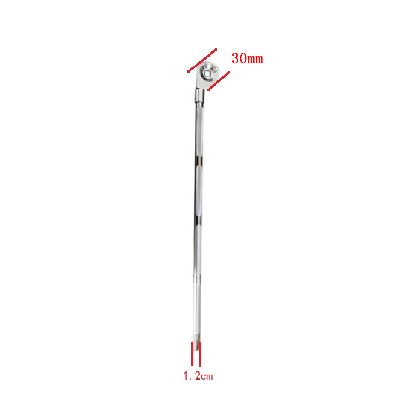 Support de cymbale suspendu, tige fine, tête de 30mm