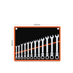 8-19mm 8/<strong>12</strong>/17 Flexible Adjustable Repair Tools Combination Spanner <strong>Keys</strong> Wrench Set for Quick Open-end Wheel Board - Product Image 4